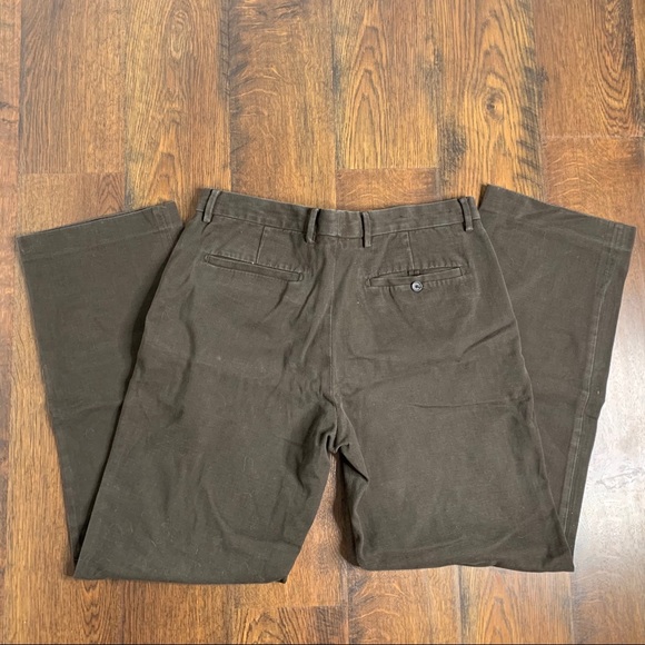 Banana Republic Brown Dress Chino Pants 35W/34L - Picture 5 of 6